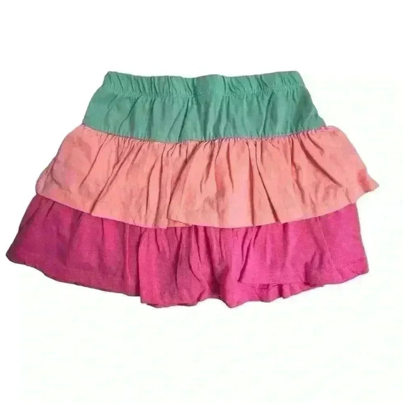 Cynthia Rowley Girls' Skort Size 5-6 Multicolor Ruffled Elastic Waist - Picture 9 of 9
